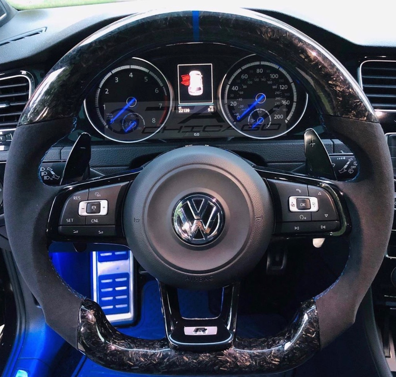 Carbon Fibre Steering Wheel – VW Golf MK7/7.5 GTI & R
