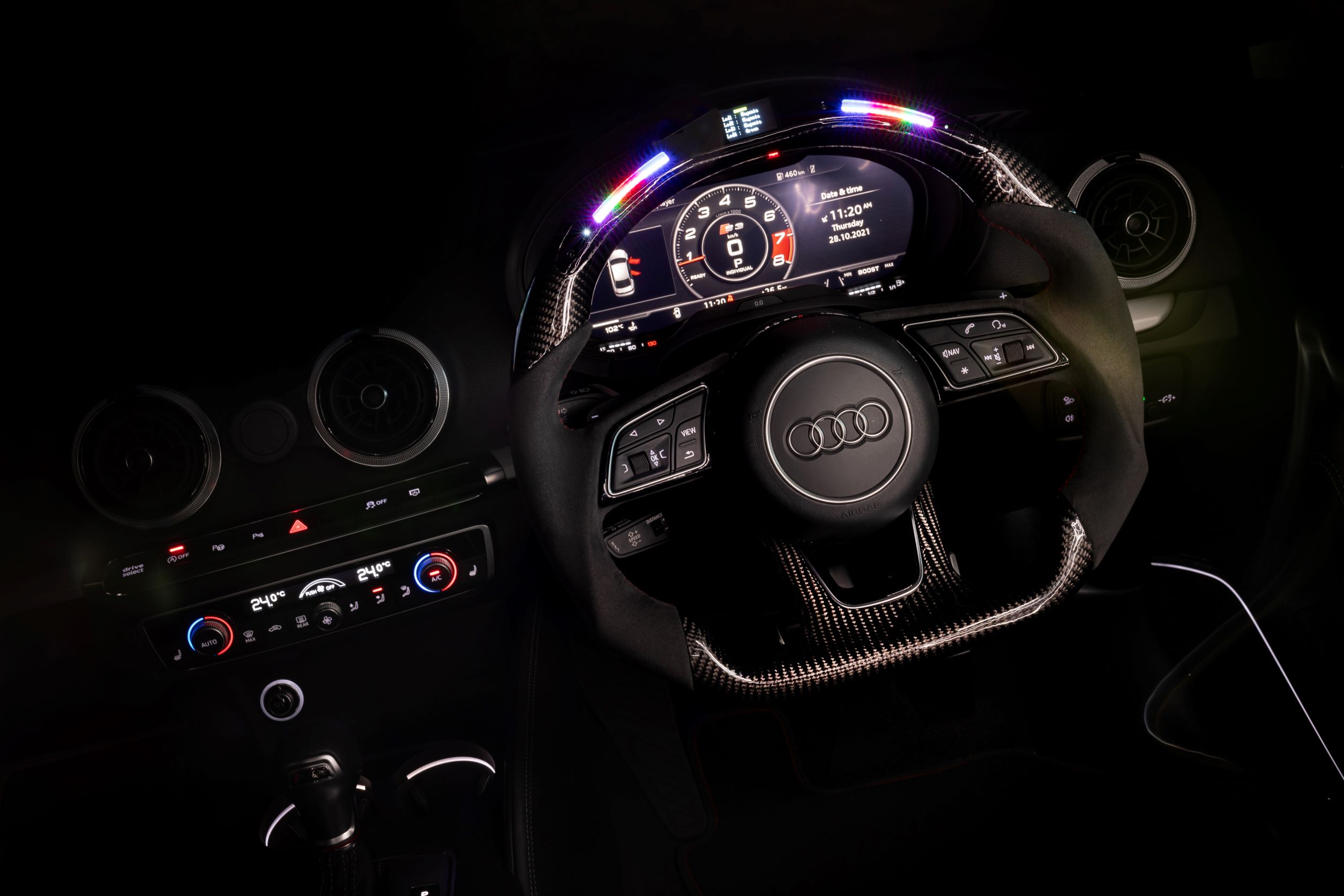Carbon Fibre Steering Wheel – Audi S3 8V Facelift